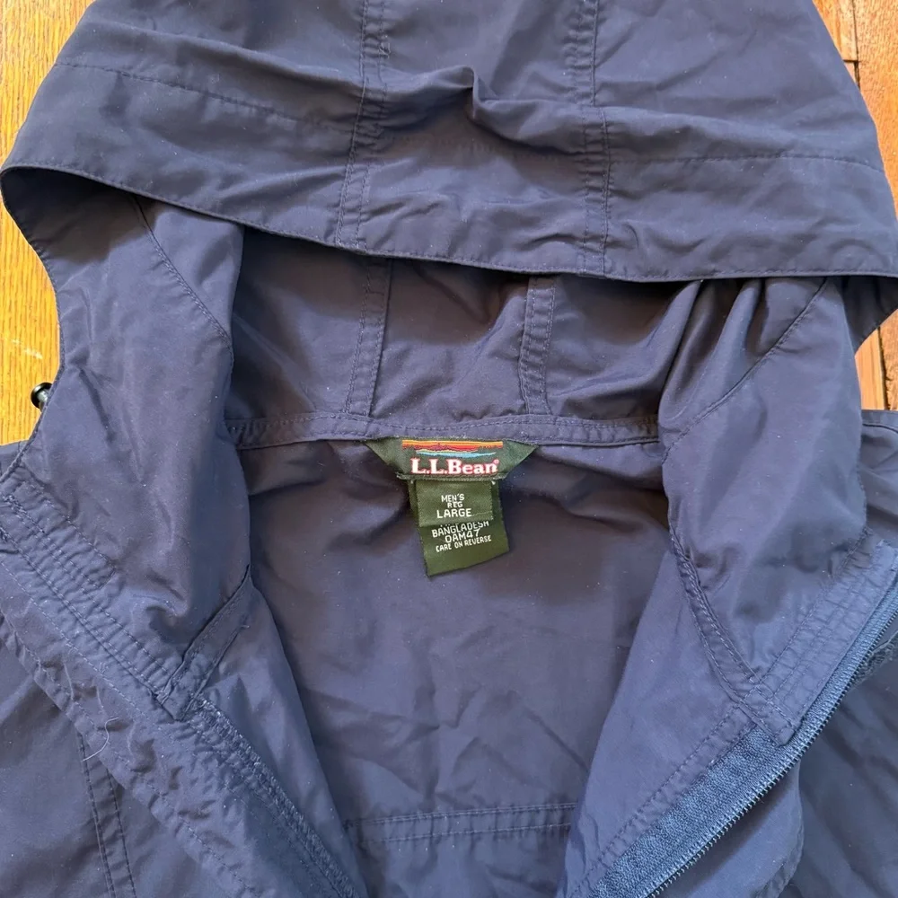 L.L.Bean Mountain Classic Anorak Pullover Lightweight Y2K Vintage Jacket - Picture 4 of 14